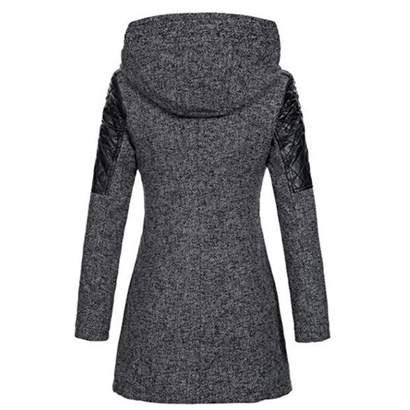 Women’s Gothic Hooded Coat – Slim Fit Long Sleeve Alternative & Steampunk Outerwear