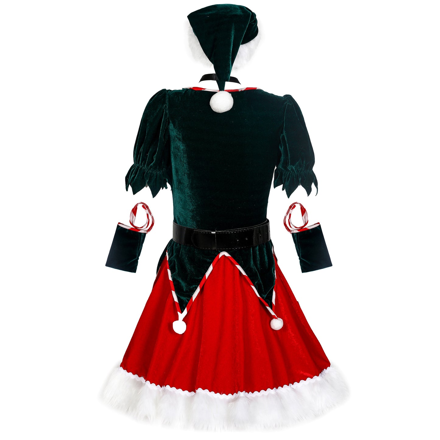 Christmas Costumes – Women’s 5-Piece Stage & Party Outfit Set