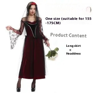 Halloween Costume – Unisex Polyester Outfit for Parties, Cosplay & Stage Performances