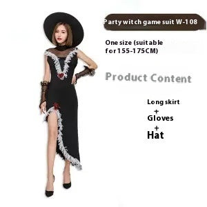 Halloween Costume – Unisex Polyester Outfit for Parties, Cosplay & Stage Performances