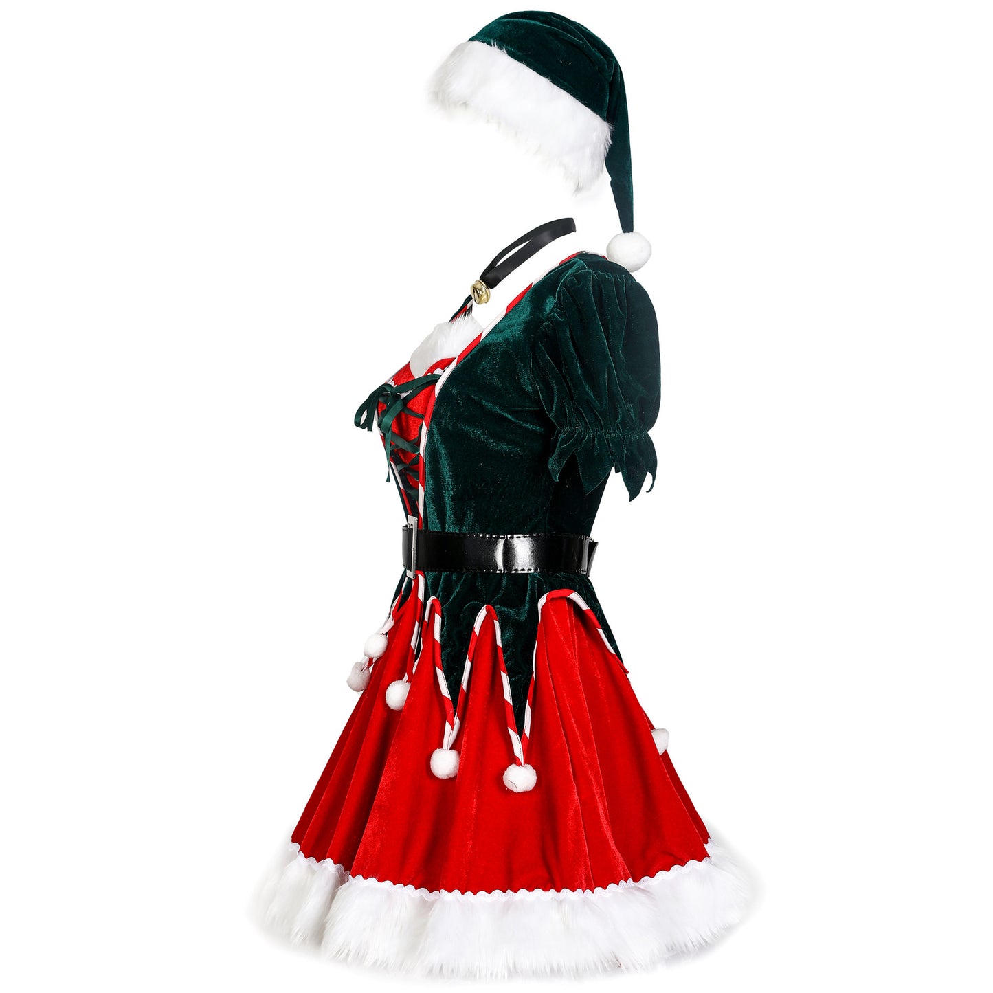 Christmas Costumes – Women’s 5-Piece Stage & Party Outfit Set