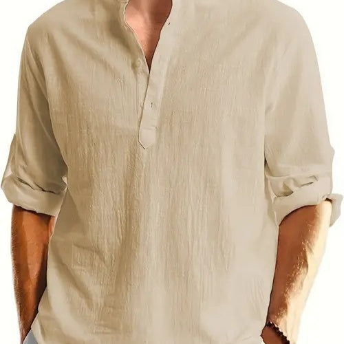 Casual Printed Men's Shirt – Lightweight & Trendy Everyday Top