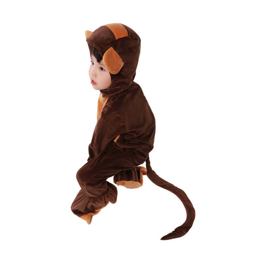 Adult Monkey Costumes – Unisex Polyester Halloween & Cosplay Outfit for Adults and Kids