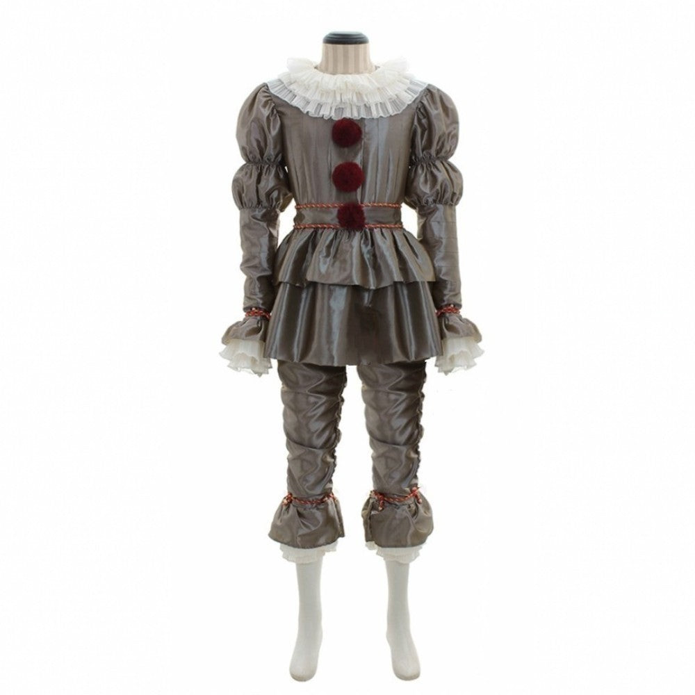 Halloween Costume Clown – Women’s Satin & Chiffon Full Set Costume for Parties & Performances