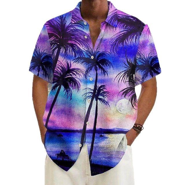Casual Printed Men's Shirt – Lightweight & Trendy Everyday Top
