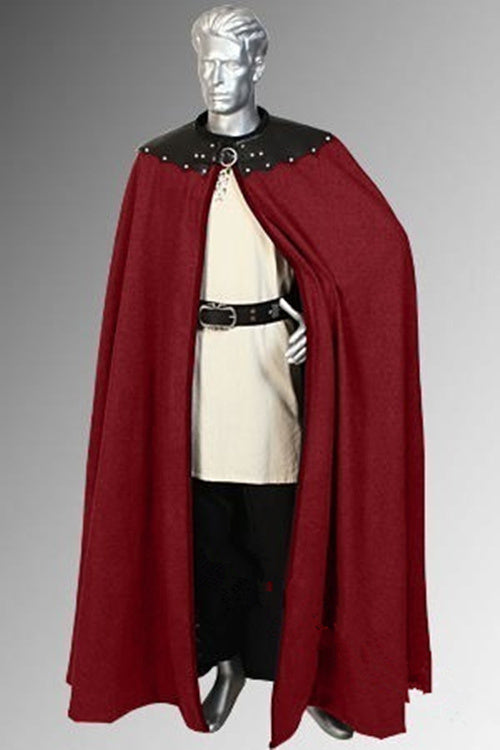 Round Collar Cape Dress – Punk Streetwear Sleeveless Outfit with Tie-Lapel Design