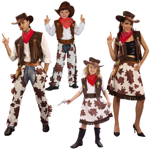 Boys And Girls Cowboy Costumes – Christmas & Stage Performance Outfits