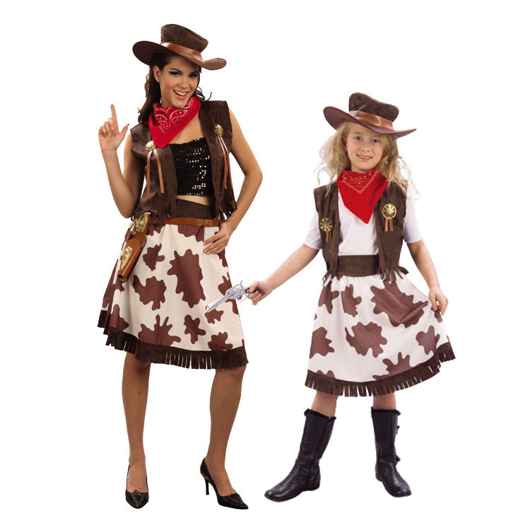 Boys And Girls Cowboy Costumes – Christmas & Stage Performance Outfits
