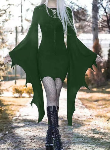 Cosplay Medieval Forest Elven Elf Pixie Costume – Kids Halloween & Party Outfit